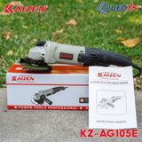  Máy mài tay dài Kaizen,  cỡ đá 100mm, công tắc hãm, KZ-AG105E 