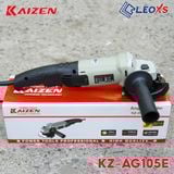  Máy mài tay dài Kaizen,  cỡ đá 100mm, công tắc hãm, KZ-AG105E 