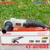  Máy mài tay dài Kaizen, cỡ đá 100mm, công tắc hãm, KZ-AG105ES 