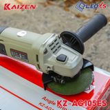  Máy mài tay dài Kaizen, cỡ đá 100mm, công tắc hãm, KZ-AG105ES 