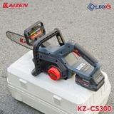  MÁY CƯA XÍCH DÙNG PIN LƯỠI 350MM KAIZEN KZ-CS300 