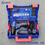  MÁY KHOAN PIN LEOxs 3 CHỨC NĂNG 10MM LXS-ID1060BL KHÔNG CHỔI THAN, 16V 