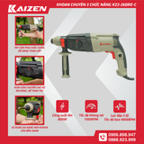  Máy khoan chuyên 3 chức năng Kaizen KZ2-26DRE-C 