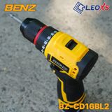  Máy Khoan Pin 2 chức năng BenZ BZ-CD16BL2 (Pin 16.8V) 