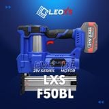  THÂN MÁY BẮN ĐINH GỖ CHÂN PIN PHỔ THÔNG LEO LXS-F50BL KHÔNG CHỔI THAN 