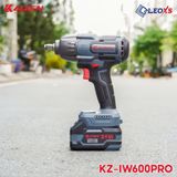  MÁY SIẾT BULONG KZ-IW600PRO MOTOR KHÔNG CHỔI THAN CHÂN PIN M21 (Mẫu nâng cấp) 