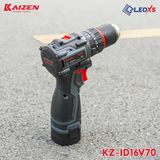  Máy khoan pin 16V đầu kẹp 13mm Kaizen KZ-ID16V70 3 chức năng nhỏ gọn đa năng 