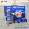  MÁY KHOAN ĐỤC BÊ TÔNG PIN 3 CHỨC NĂNG 26MM, ĐỤC 14MM LXS-RH2603PLUS 