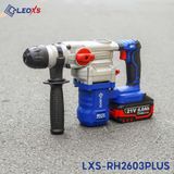  MÁY KHOAN ĐỤC BÊ TÔNG PIN 3 CHỨC NĂNG 26MM, ĐỤC 14MM LXS-RH2603PLUS 