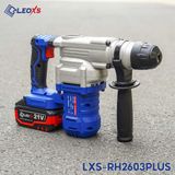 MÁY KHOAN ĐỤC BÊ TÔNG PIN 3 CHỨC NĂNG 26MM, ĐỤC 14MM LXS-RH2603PLUS 