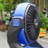  MÁY QUẠT CHẠY PIN LEOxs EF1038 DÙNG ĐƯỢC PIN/ĐIỆN AC/DC (THÂN MÁY) 