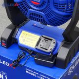  MÁY QUẠT CHẠY PIN LEOxs EF1038 DÙNG ĐƯỢC PIN/ĐIỆN AC/DC (THÂN MÁY) 