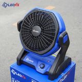  MÁY QUẠT CHẠY PIN LEOxs EF1038 DÙNG ĐƯỢC PIN/ĐIỆN AC/DC (THÂN MÁY) 