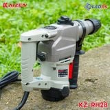  MÁY KHOAN ĐỤC BÊ TÔNG KAIZEN 2 CHỨC NĂNG KHOAN 28MM ĐỤC 14MM KZ-RH28 CHÂN PIN M21 