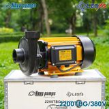  MÁY BƠM NƯỚC NAVY CHUYÊN ĐẨY CAO, ĐẨY XA THÂN SƠN MẠ VÀNG 2200TBG ĐIỆN 380V 
