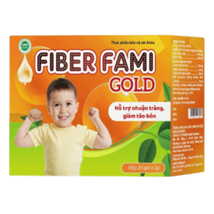 Cốm bổ sung chất xơ Fiber Fami Gold (Hộp 20 gói x 3g)