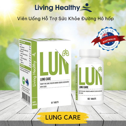 Viên uống bổ phế Living Healthy Lung Care (Hộp 60 viên)