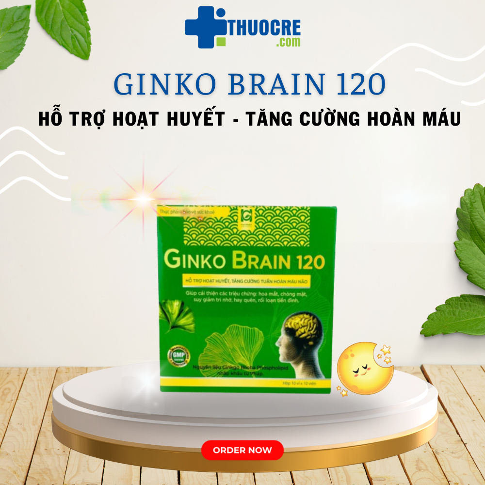 Combo Bổ Não Ngủ Ngon: Good Night & Ginko Brain 120