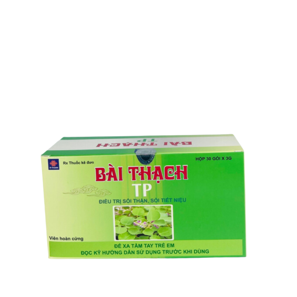 Thuốc điều trị sỏi thận, tiết niệu, viêm túi mật BÀI THẠCH TP (Hộp 30 gói x 3g)