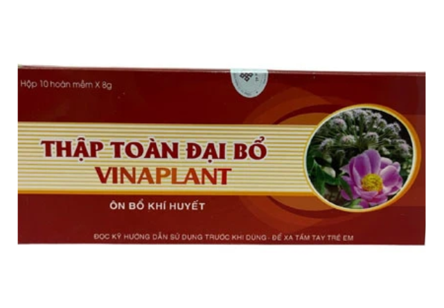 Thập toàn đại bổ Vinaplant bổ khí huyết, trị mệt mỏi (30 gói x 3g)