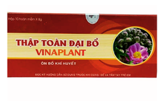 Thập toàn đại bổ Vinaplant bổ khí huyết, trị mệt mỏi (30 gói x 3g)