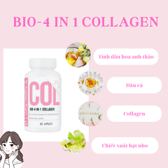 Viên uống Collagen Living Healthy Bio-4in1 (Hộp 60 viên)