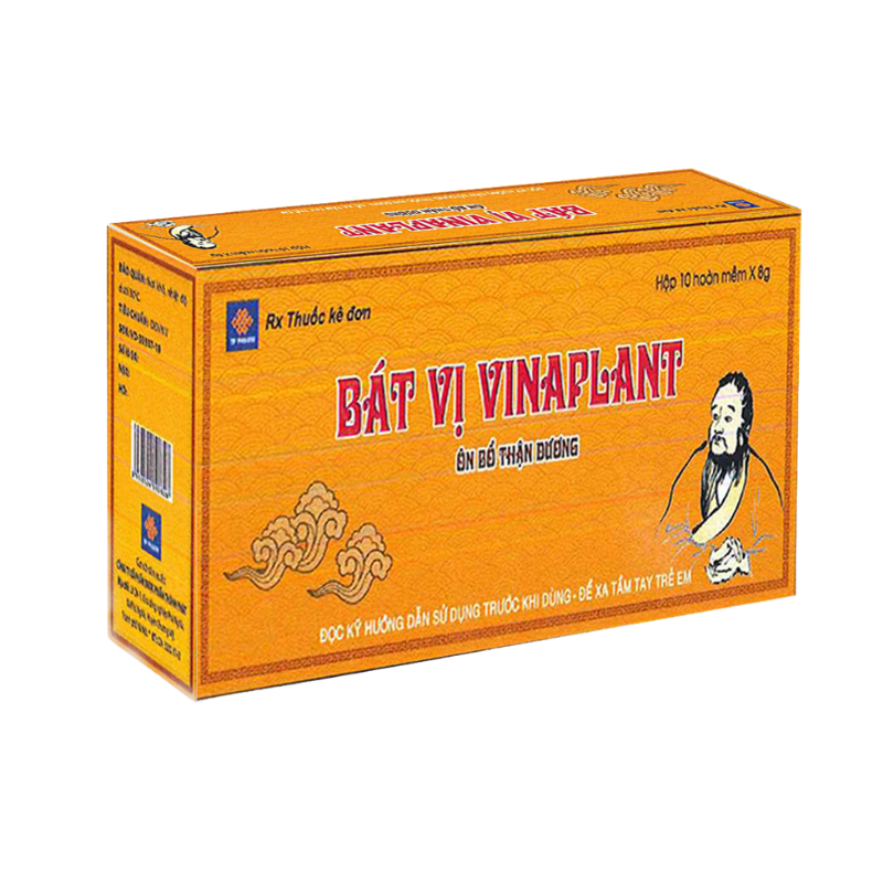 Bát vị Vinaplant mệnh môn hỏa suy, thận dương hư kém (Hộp 10 viên)
