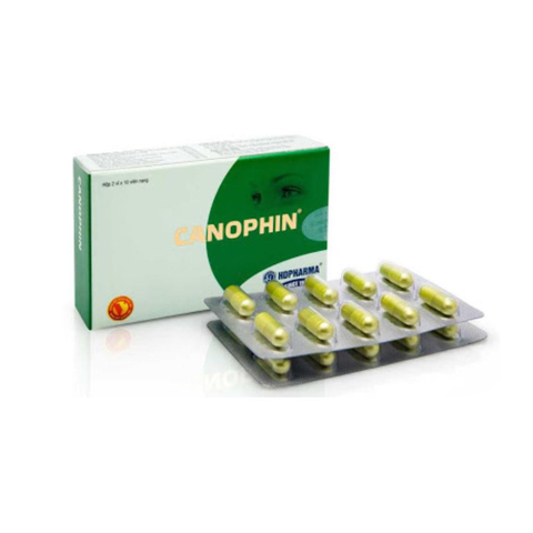 Thuốc Canophim trị khô mắt, đau mắt  (Hộp 2 vỉ x 10 viên)