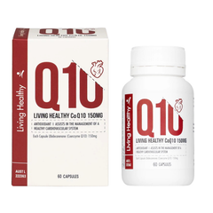 Viên uống tăng sức khoẻ tim mạch Living Healthy CoQ10 150mg (Hộp 60 viên)
