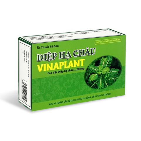 Diệp Hạ Châu Vinaplant trị viêm gan, giải độc gan (Hộp 30 gói x 3g)