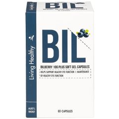 Viên uống bổ mắt Living Healthy Bilberry 10000mg Plus Lutein (Hộp 60 viên)