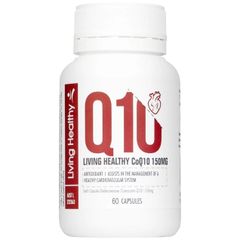 Viên uống tăng sức khoẻ tim mạch Living Healthy CoQ10 150mg (Hộp 60 viên)
