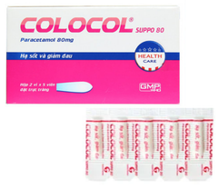 Thuốc Colocol Sachet 80 hạ sốt và giảm đau (Hộp 12 gói)