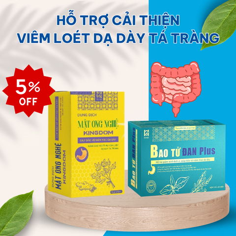 Combo Cải Thiện Viêm Loét Dạ Dày: Bao Tử Đan & Kingdom