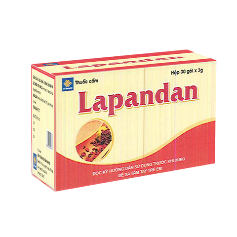Lapandan hỗ trợ điều trị béo phì, huyết áp cao (30 gói x 3g)