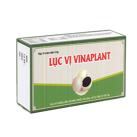 Lục vị Vinaplant giúp hỗ trợ tư âm, bổ thận (Hộp 10 hoàn mềm x 8g)