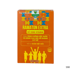 Viên uống tăng cường sức khoẻ Ramaton Extra - HGSG Pharma (Hộp 6 vỉ x 10 viên)
