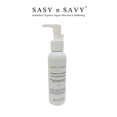 Sữa Rửa Mặt Tạo Bọt Sạch Sâu Da Thuần Chay Hữu Cơ  Sasy n Savy Spearmint N Lavender Sea Salt Cleanser