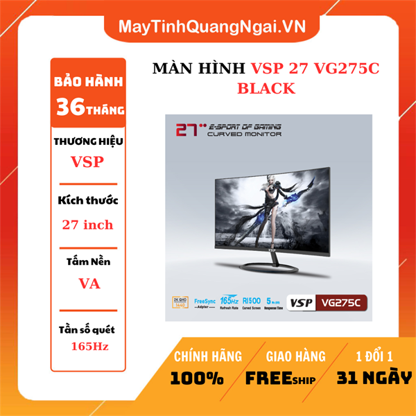MÀN HÌNH LCD 27 inch VSP 27 VG275C BLACK