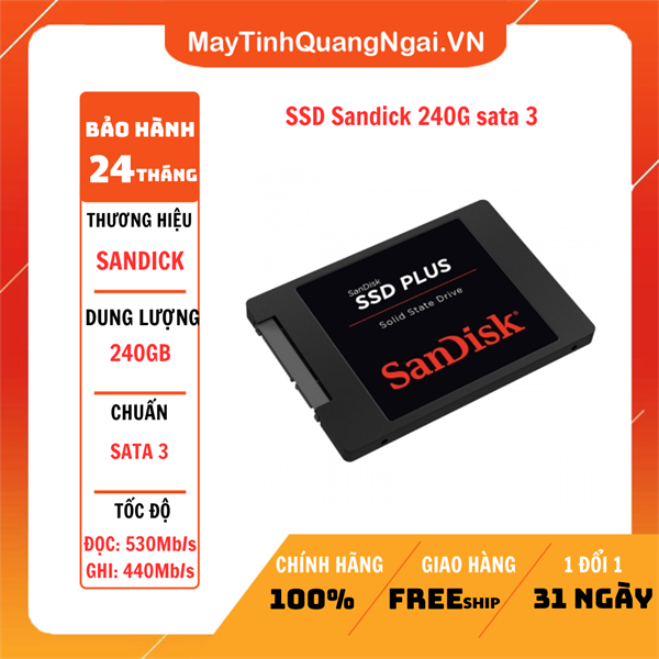 SSD Sandick 240G sata 3