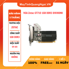 VGA Zotac GT710 1GB DDR3 D/V/HDMI