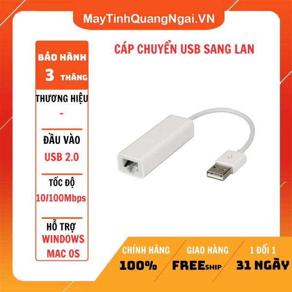 CÁP CHUYỂN USB SANG LAN