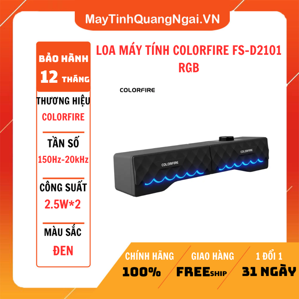 LOA MÁY TÍNH COLORFIRE FS-D2101 RGB