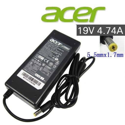 Sạc ACER 19V - 4.74A Đầu vàng (tốt)