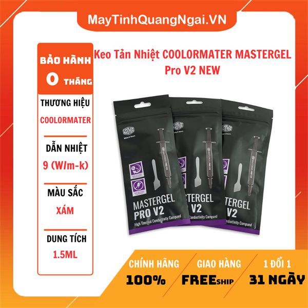 Keo Tản Nhiệt COOLORMATER MASTERGEL Pro V2 NEW