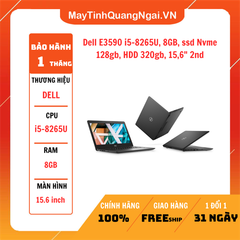 Laptop Dell E3590 i5-8265U, 8GB, ssd Nvme 128gb, HDD 250gb, 15,6