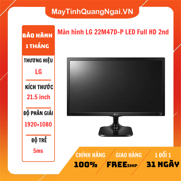 Màn hình LG 22M47D-P LED Full HD 2nd