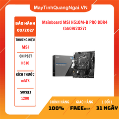 Mainboard MSI H510M-B PRO DDR4 (bh09/2027)