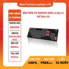 BÀN PHÍM CƠ ASESTEK AK98 có dây có thể tháo rời