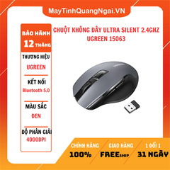 CHUỘT KHÔNG DÂY ULTRA SILENT 2.4GHZ UGREEN 15063